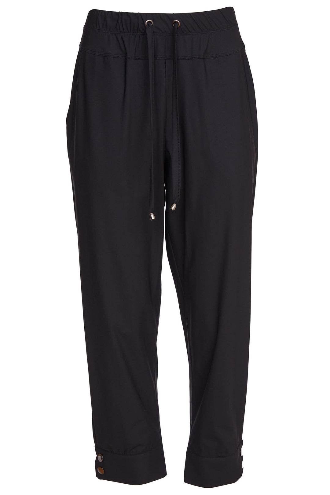 Naya NAW24-154 09 Black Cuff Hem Trousers - Rouge Boutique Inverness