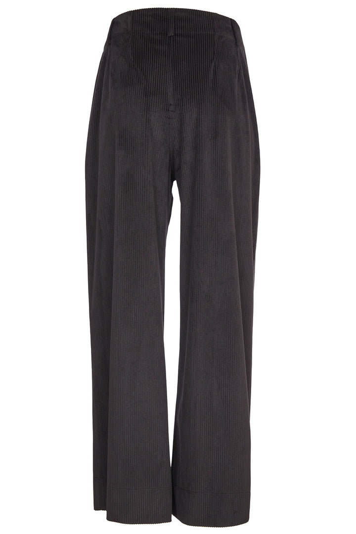 Naya NAW24-184 09 Corduroy Trousers Black - Rouge Boutique Inverness