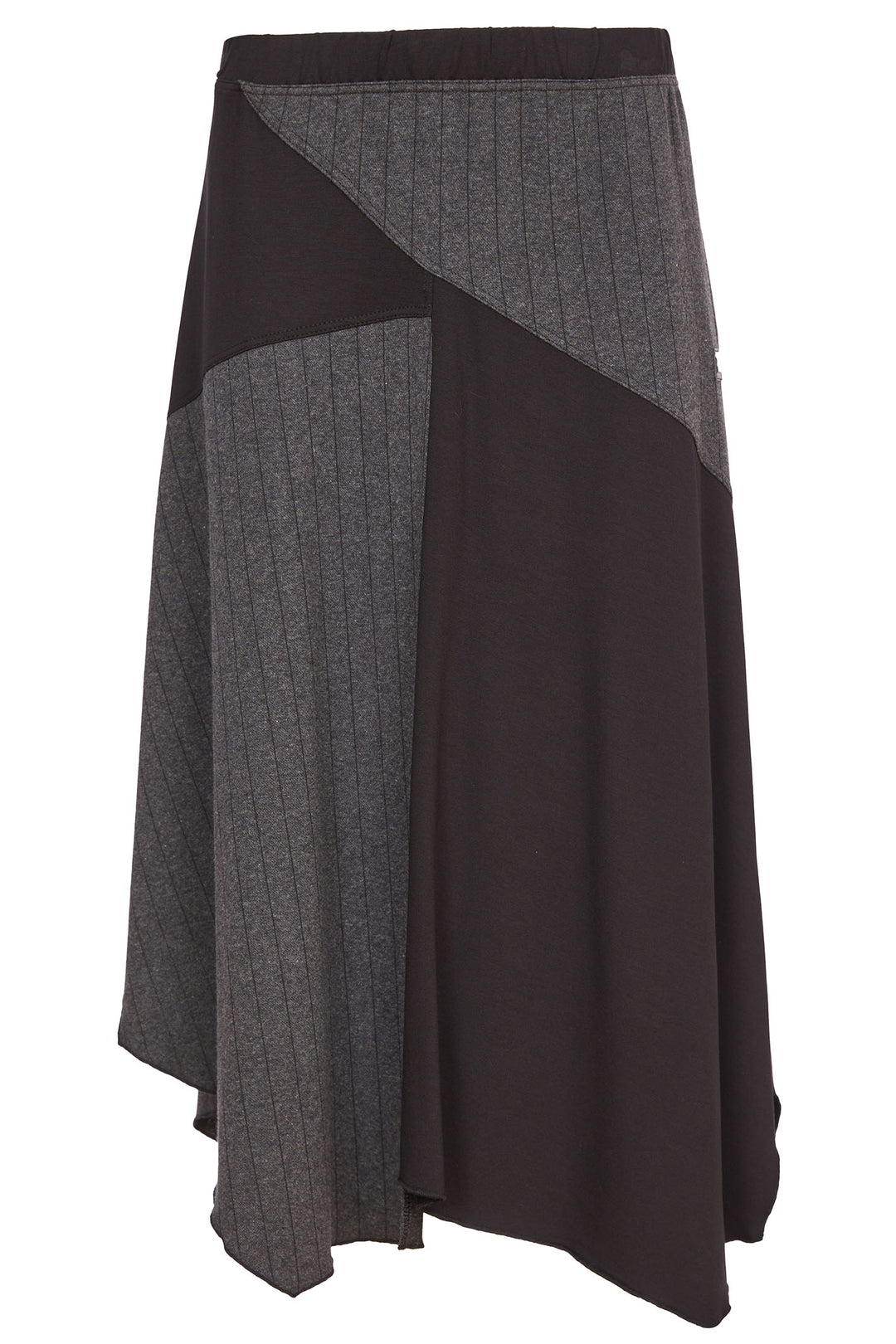 Naya NAW24-232 908 Pinstripe Skirt Black Grey - Rouge Boutique Inverness