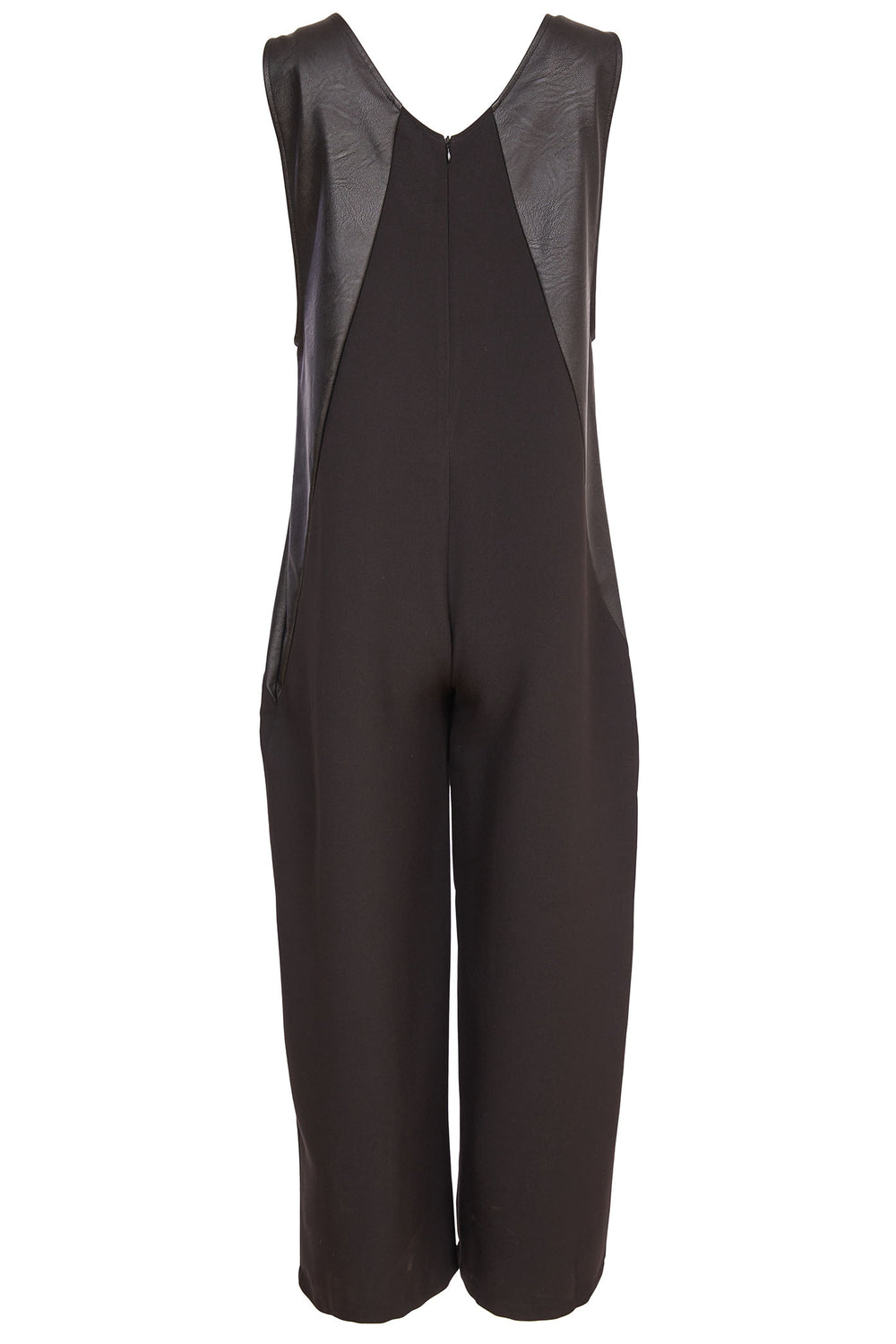 Naya NAW24-264 09 Faux Leather Jumpsuit Black - Rouge Boutique Inverness