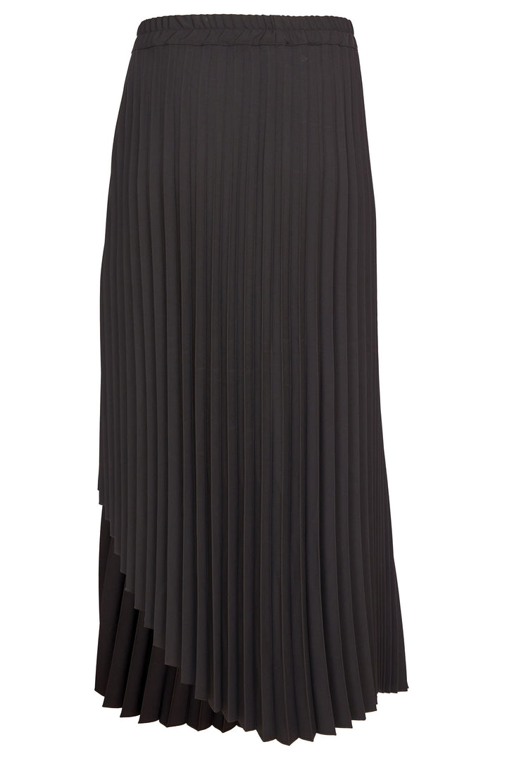 Naya NAW24-276 09 Pleat Skirt Black - Rouge Boutique Inverness