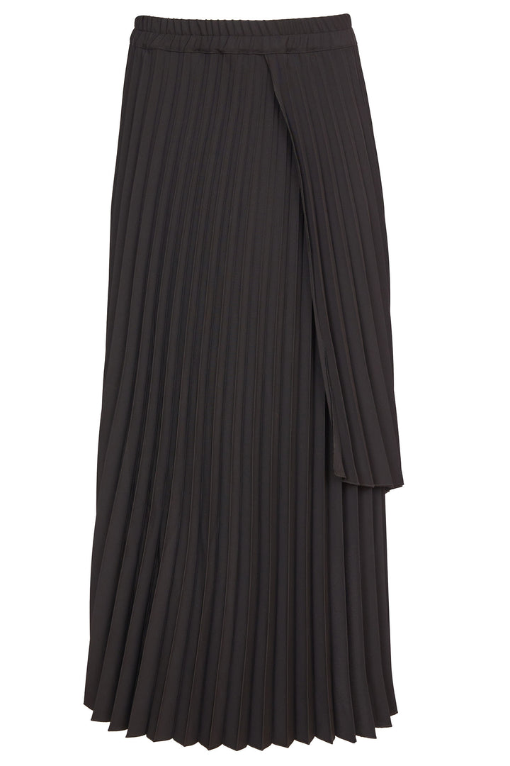 Naya NAW24-276 09 Pleat Skirt Black - Rouge Boutique Inverness
