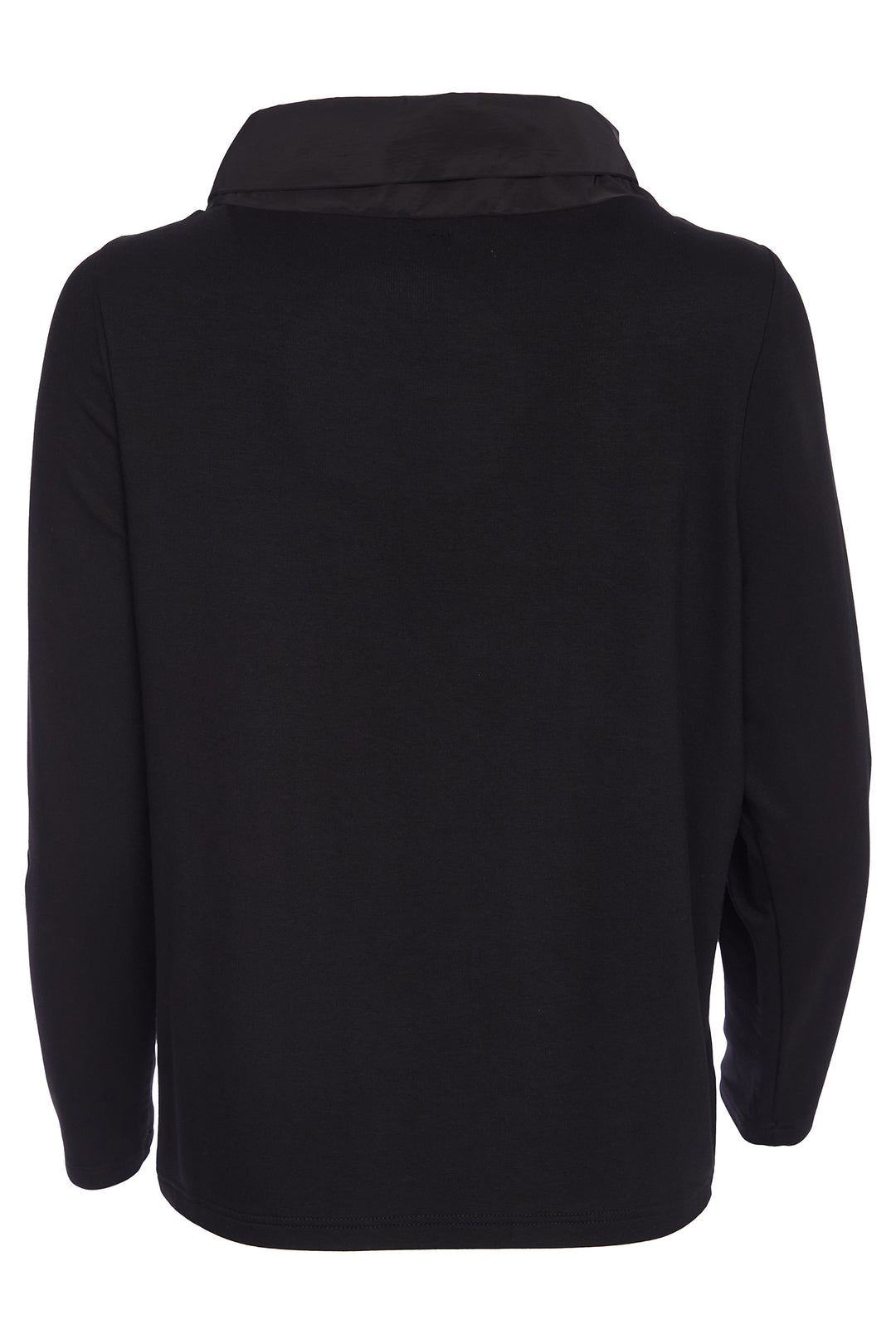 Ora ORW25133 Black Angled Collar Top 909