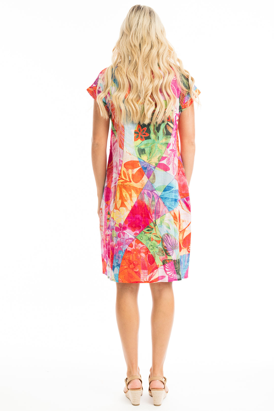 Orientique 30063 Jozani Bubble Print Dress - Rouge Boutique Inverness