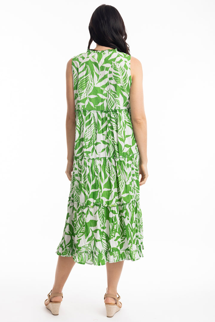Orientique 40075 Hayman Green Boho Dress - Rouge Boutique Inverness