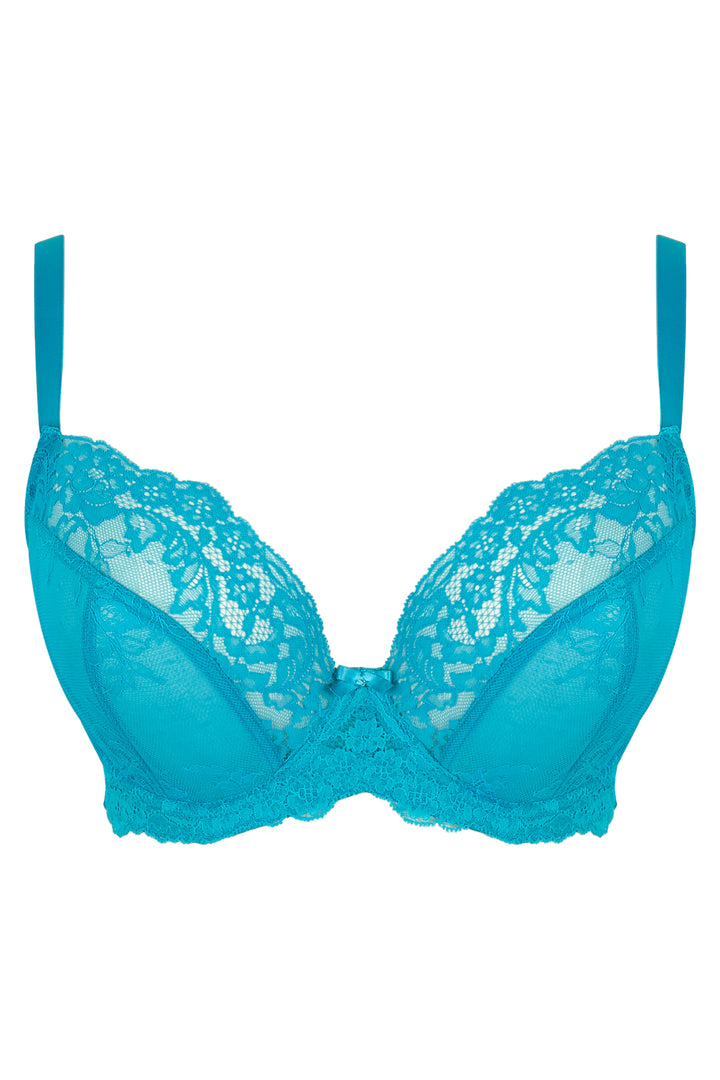 Panache 9396 Ana Ocean Blue Plunge Bra