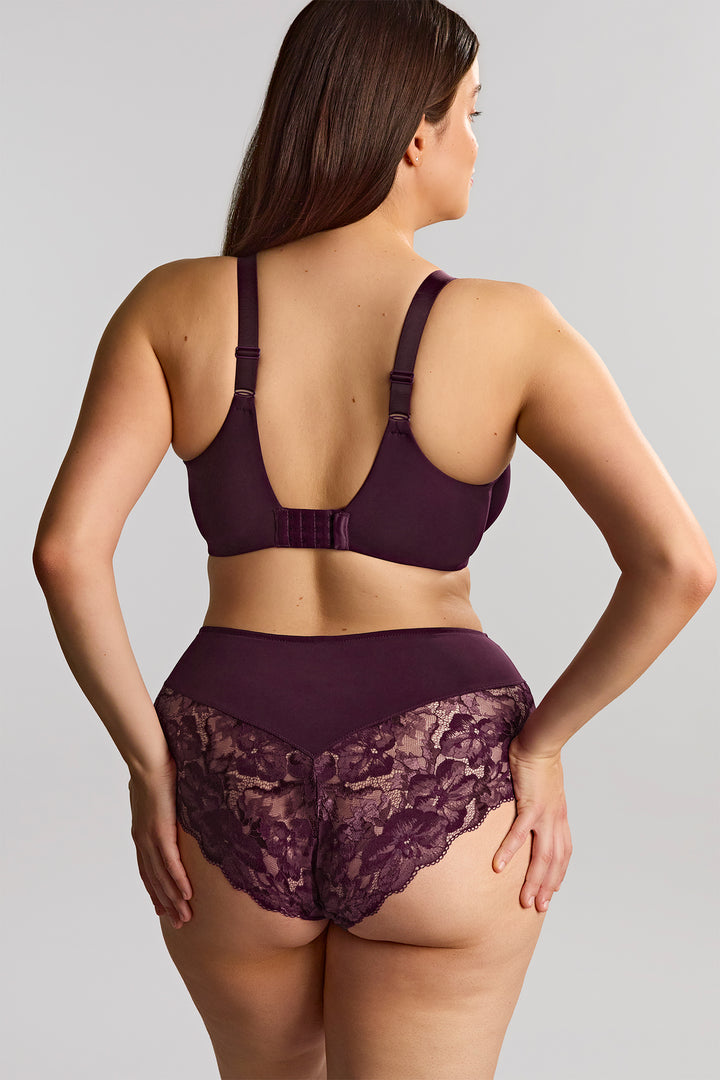 Panache Sculptresse Amara Plum Lace Full Cup Bra 11265