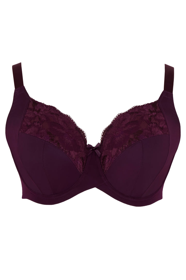 Panache Sculptresse Amara Plum Lace Full Cup Bra 11265