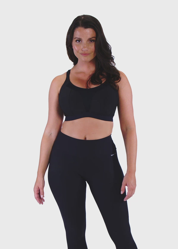 Fantasie FL102829 BLK Sports Bra Elevate Black