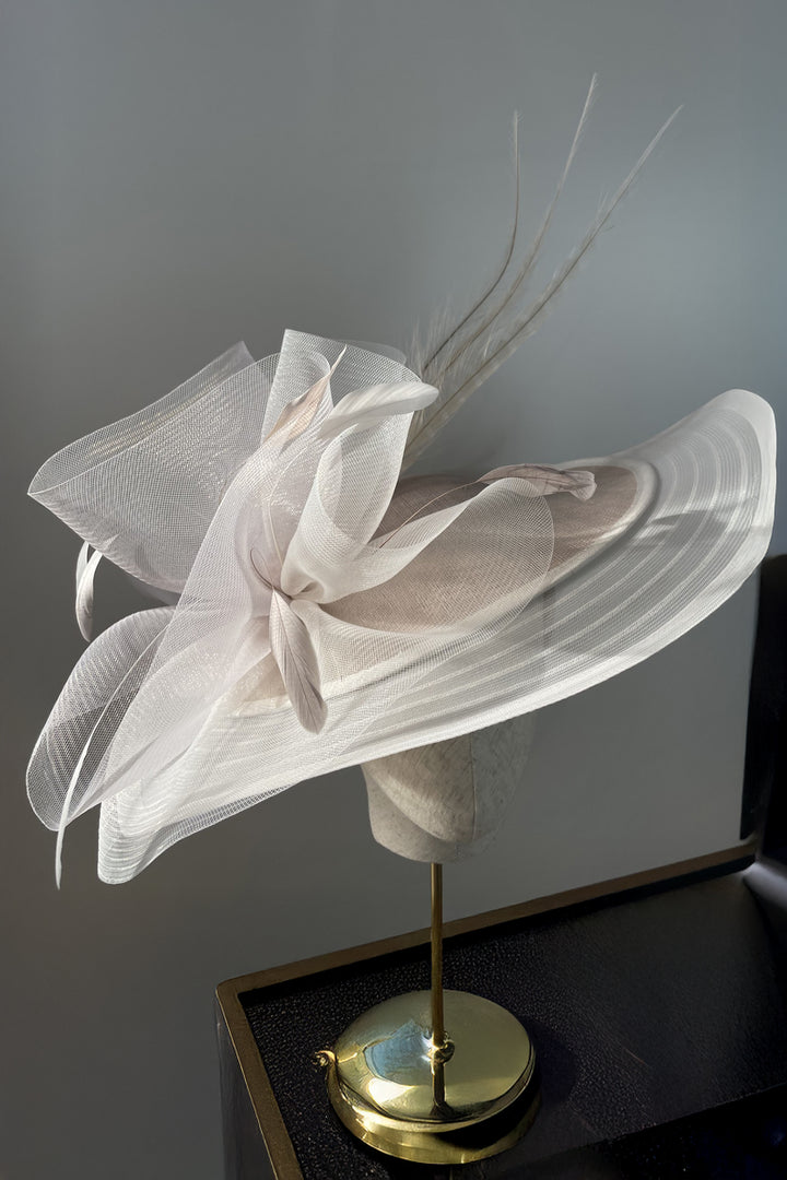 Serena Hat Hire Hatinator Beige - Rouge Boutique Inverness