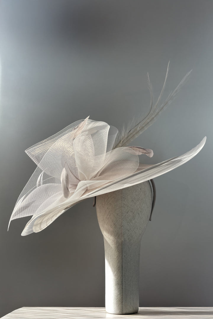 Serena Hat Hire Hatinator Beige - Rouge Boutique Inverness