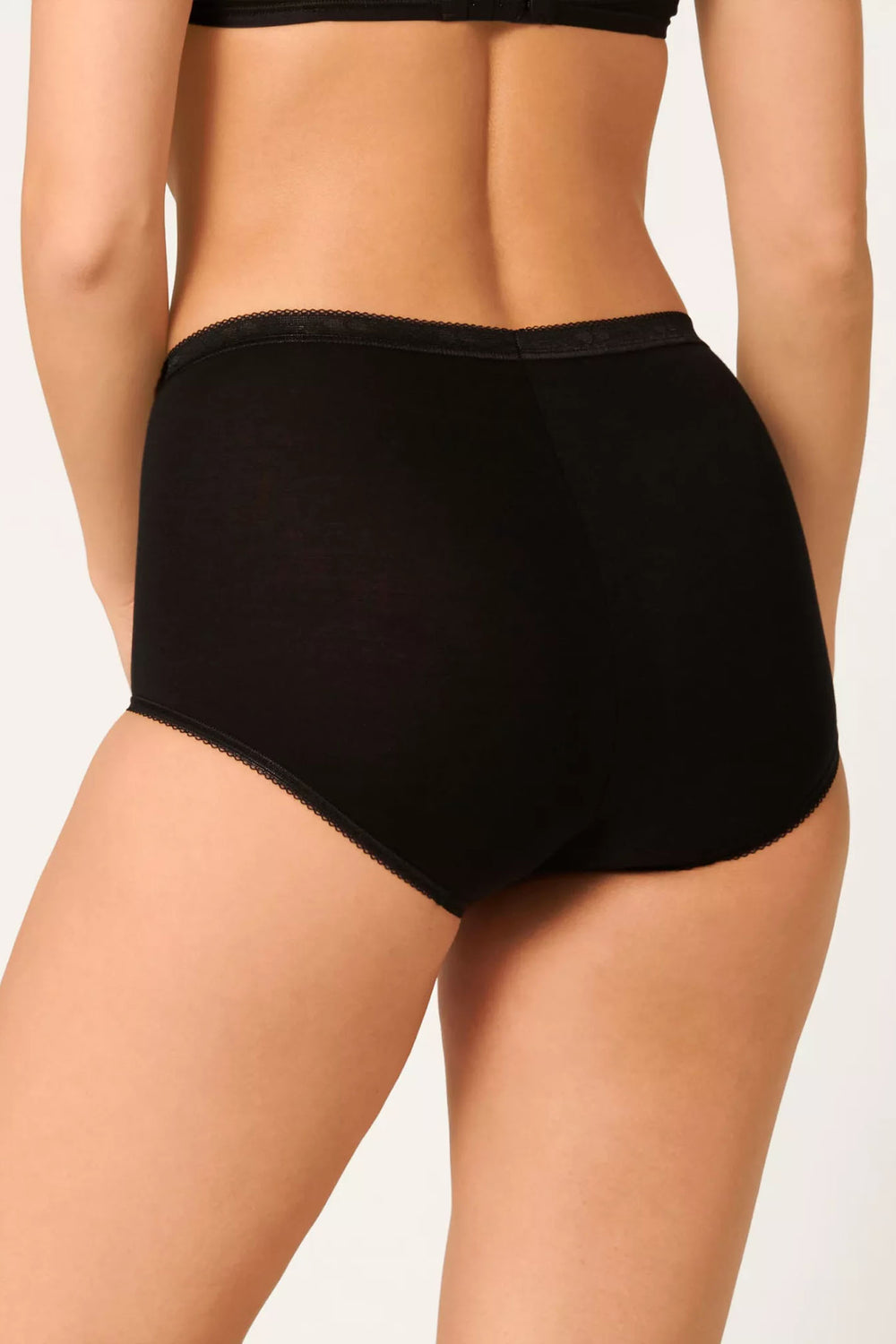 Sloggi Basic+ Maxi 4P 10028378 0004 Black Briefs - Rouge Boutique Inverness