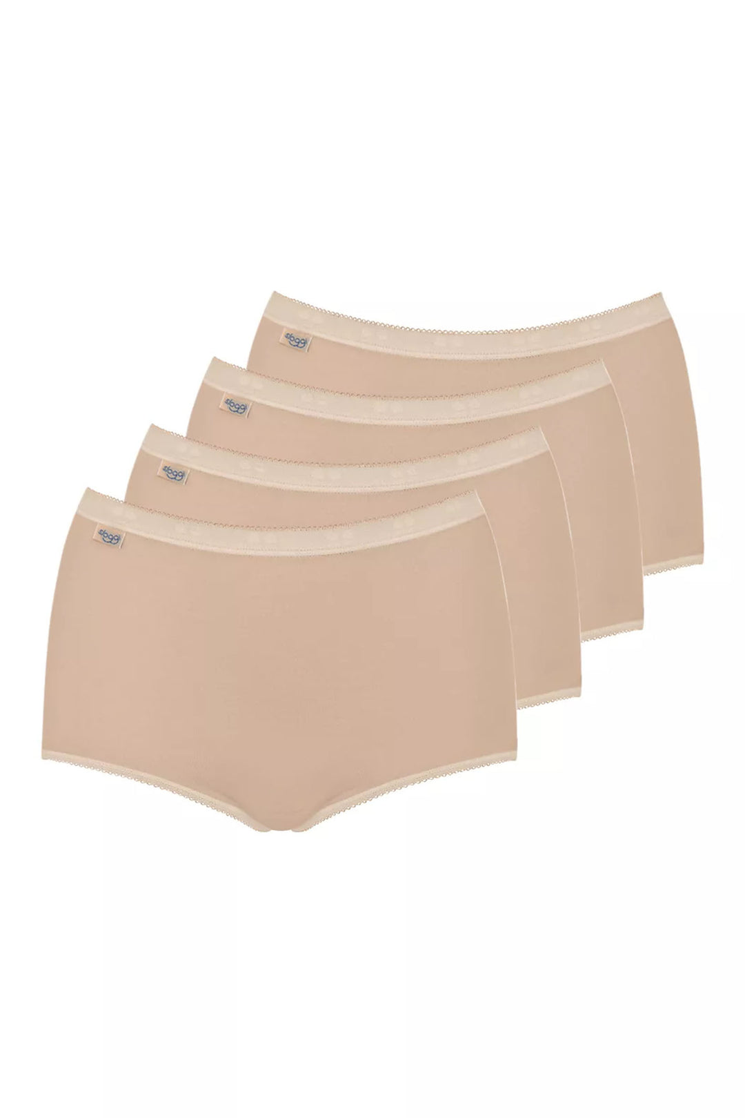 Sloggi Basic+ Maxi 4P 10028378 0026 Skin Nude Briefs - Rouge Boutique Inverness