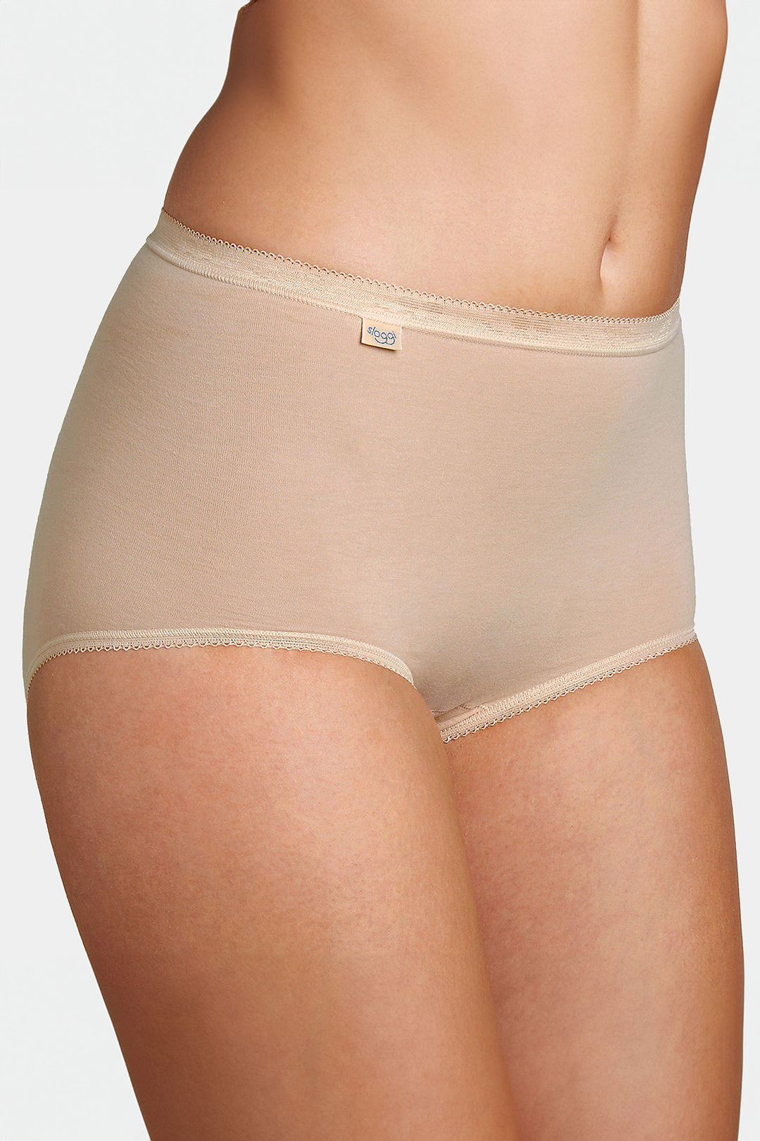 Sloggi Basic+ Maxi 4P 10028378 0026 Skin Nude Briefs - Rouge Boutique Inverness