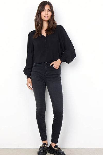 Soyaconcept 17482-20 Kimberly Patrizia 2644 Dark Drey Denim Jeans - Rouge Boutique