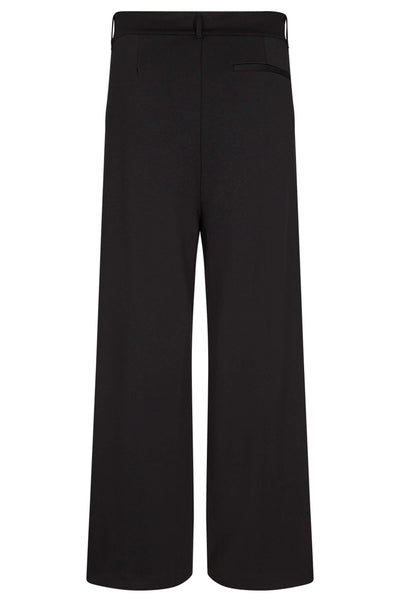 Soyaconcept 26118-20 Daniella 9999 Black Wide Leg Trousers - Rouge Boutique
