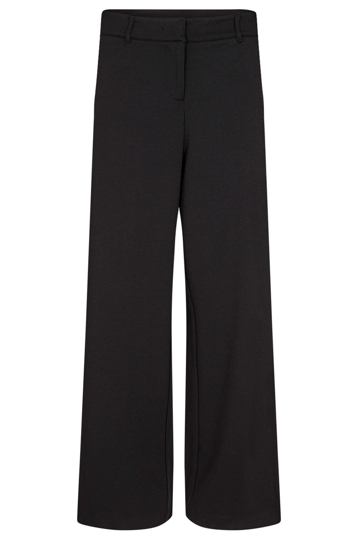 Soyaconcept 26118-20 Daniella 9999 Black Wide Leg Trousers - Rouge Boutique
