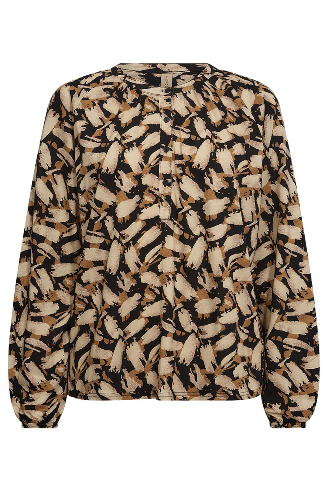 Soyaconcept 26313-20 SC-Felicity 3460C Golden Yellow Print Blouse - Rouge Boutique