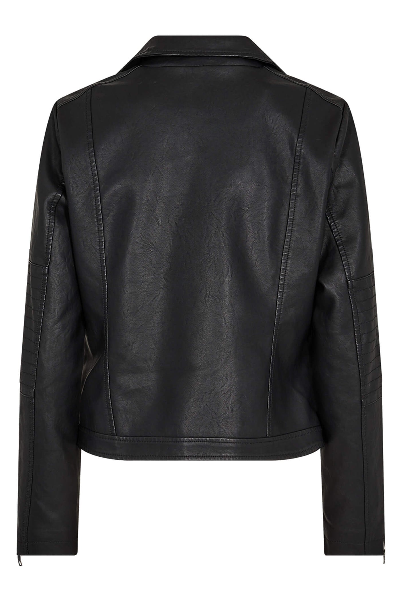 Soyaconcept 40220-20 SC-Gunilla 9999 Black Faux Leather Biker Style Jacket - Rouge Boutique