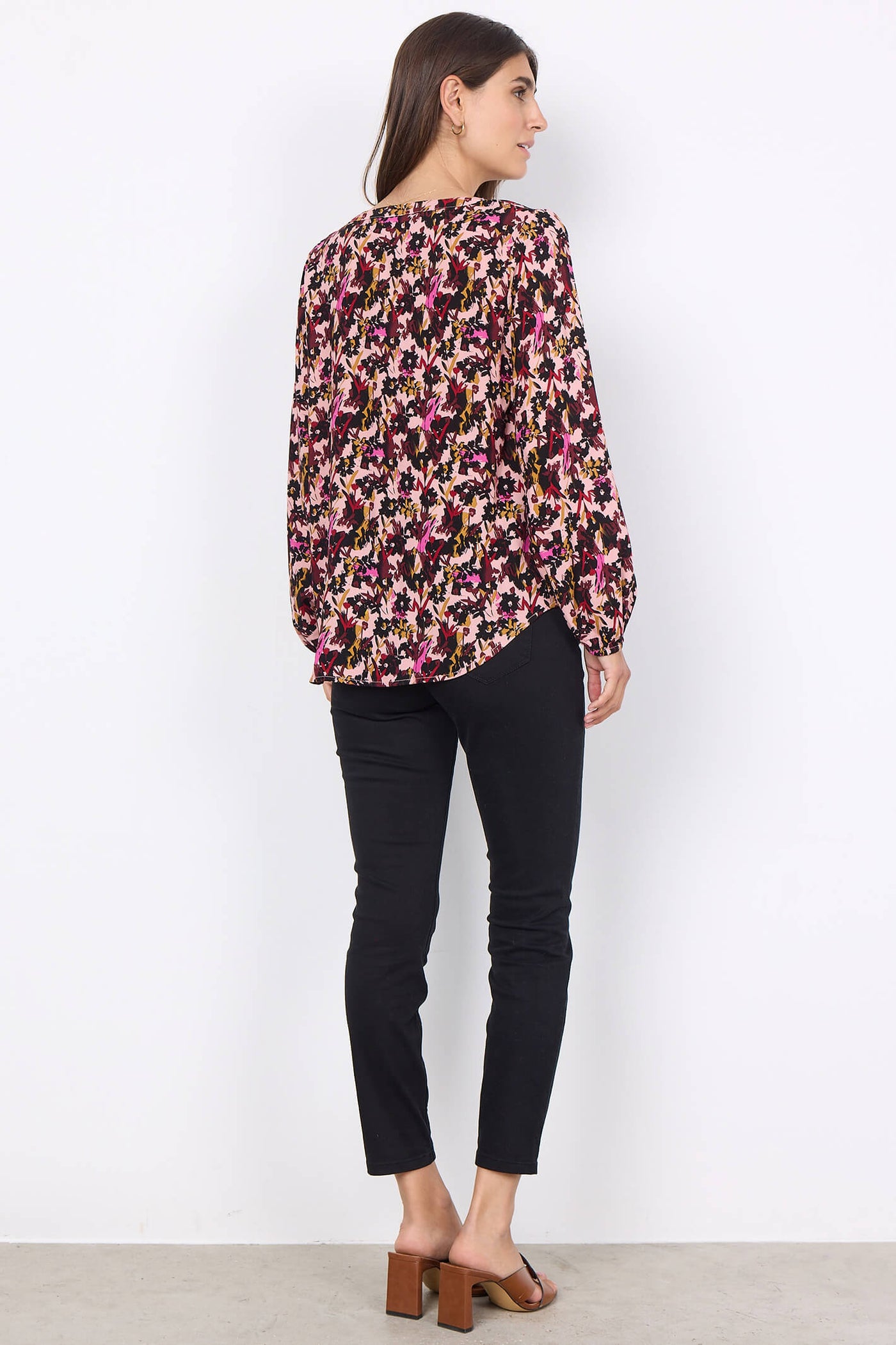 Soyaconcept 40367-20 Talena 4949C Cardinal Red Combi Print Blouse - Rouge Boutique