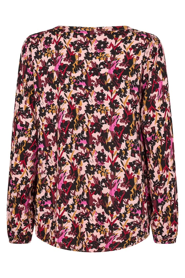 Soyaconcept 40367-20 Talena 4949C Cardinal Red Combi Print Blouse - Rouge Boutique