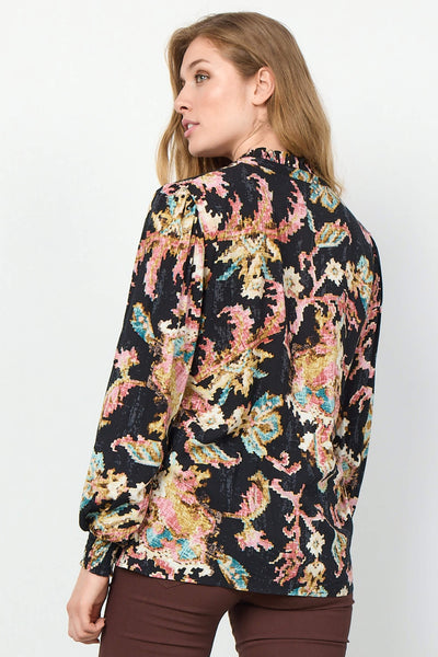 Soyaconcept 40372-20 Takari 9999C Black Combi Print Blouse - Rouge Boutique