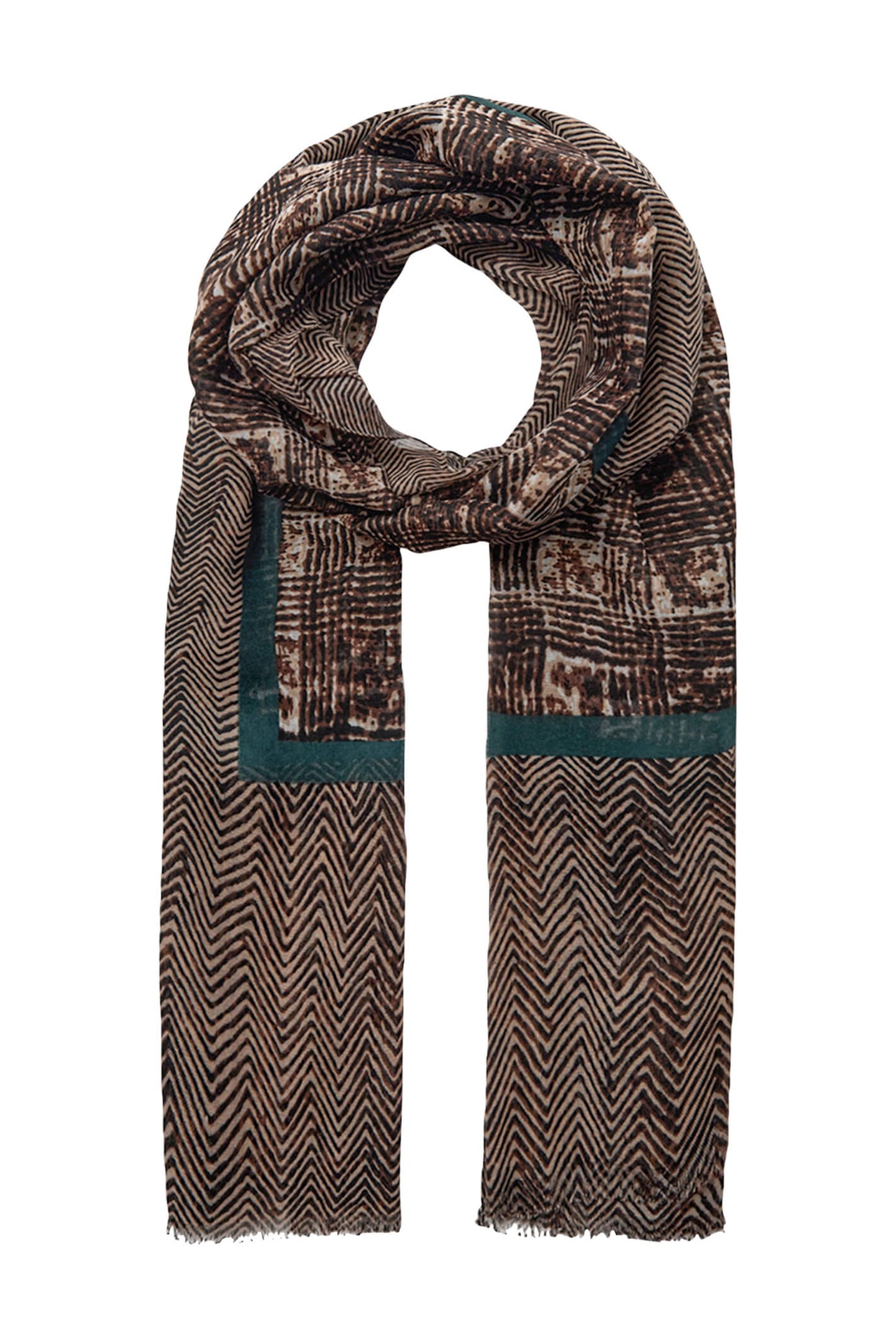 Soyaconcept 51226-20 SC-Taffy 8710C Shady Green Scarf - Rouge Boutique