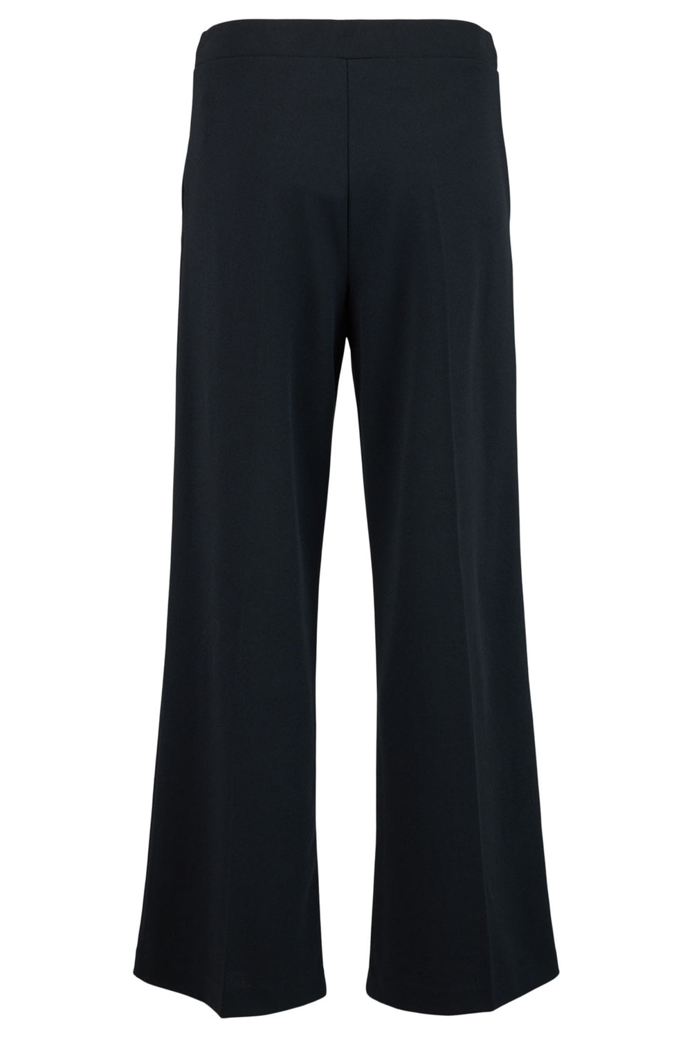 Tia 71312 7341 90 Black Wide Leg Drawstring Waist Pull-On Trousers - Rouge Boutique Inverness