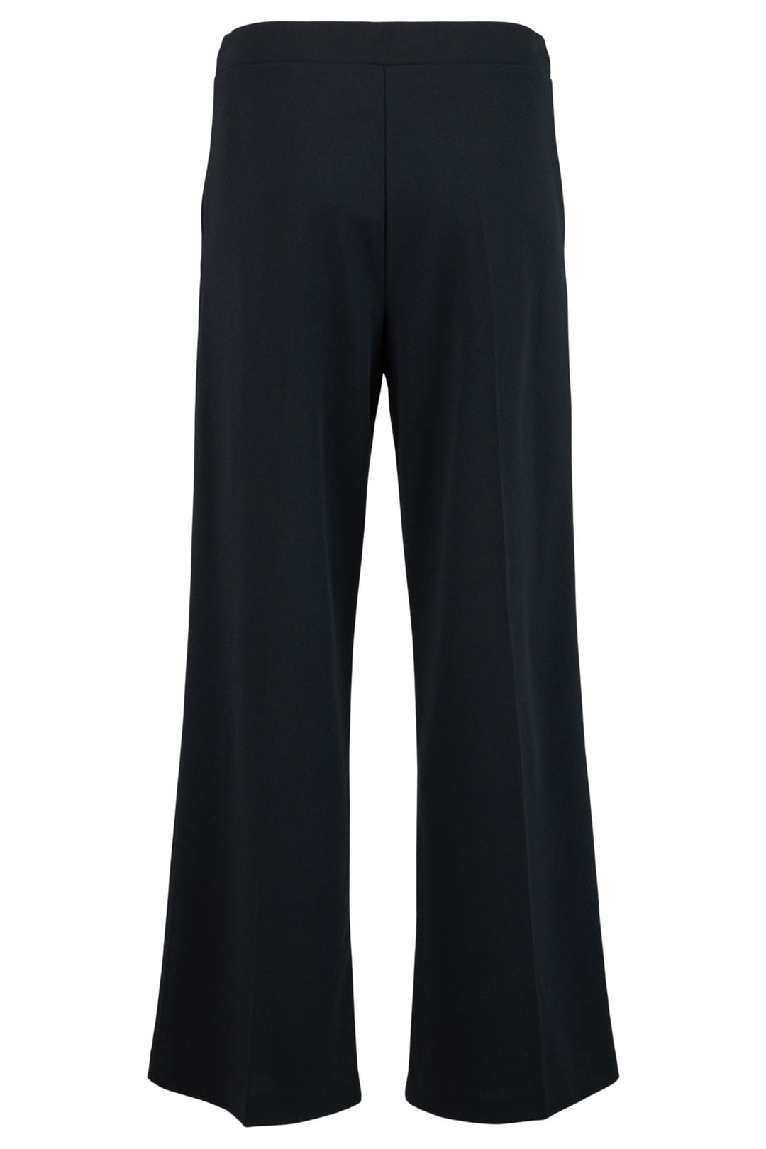 Tia 71312 7341 90 Black Wide Leg Drawstring Waist Pull-On Trousers - Rouge Boutique Inverness
