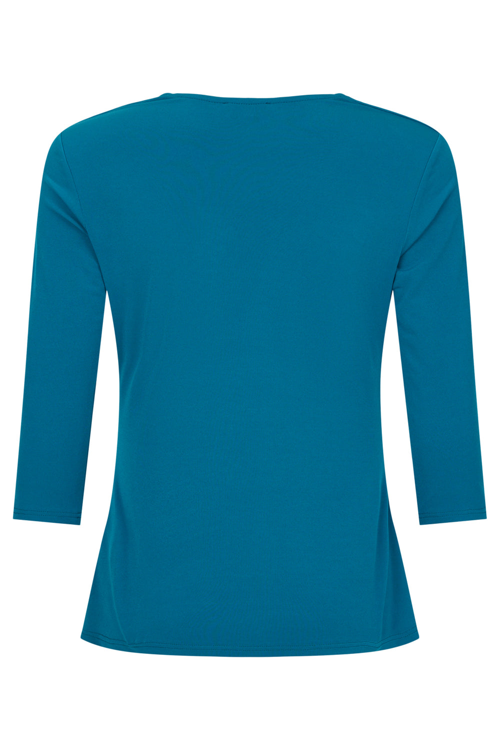 Tia 73093 Ruched Jersey Top Teal Blue - Rouge Boutique Inverness