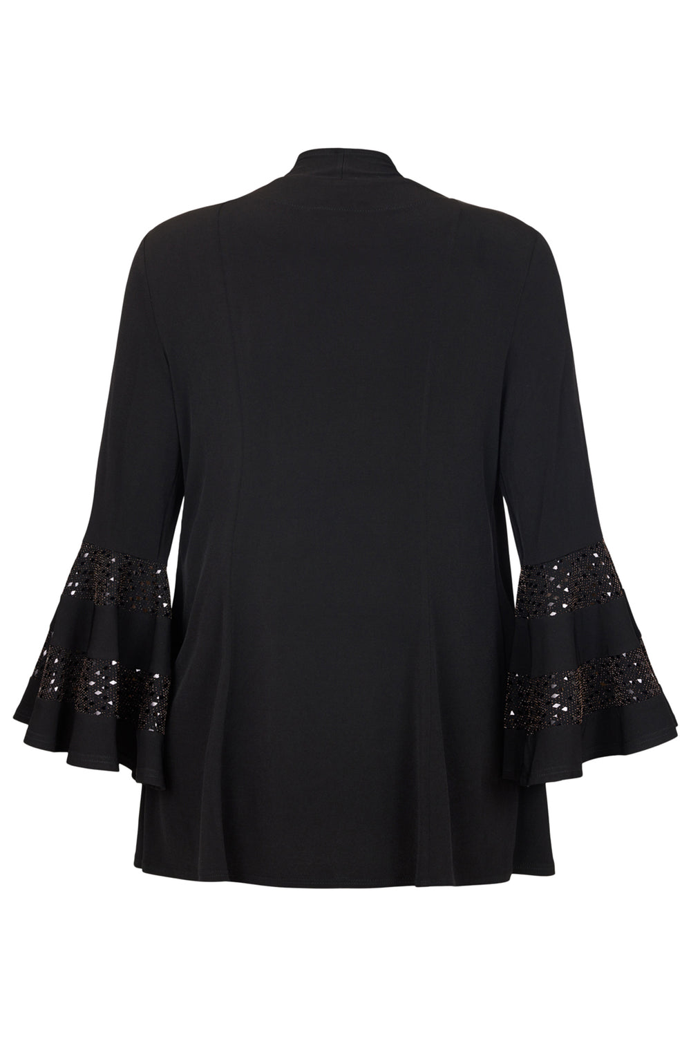 Tia 73115 Two-Piece Sequin Detail Top & Jacket Black - Rouge Boutique Inverness