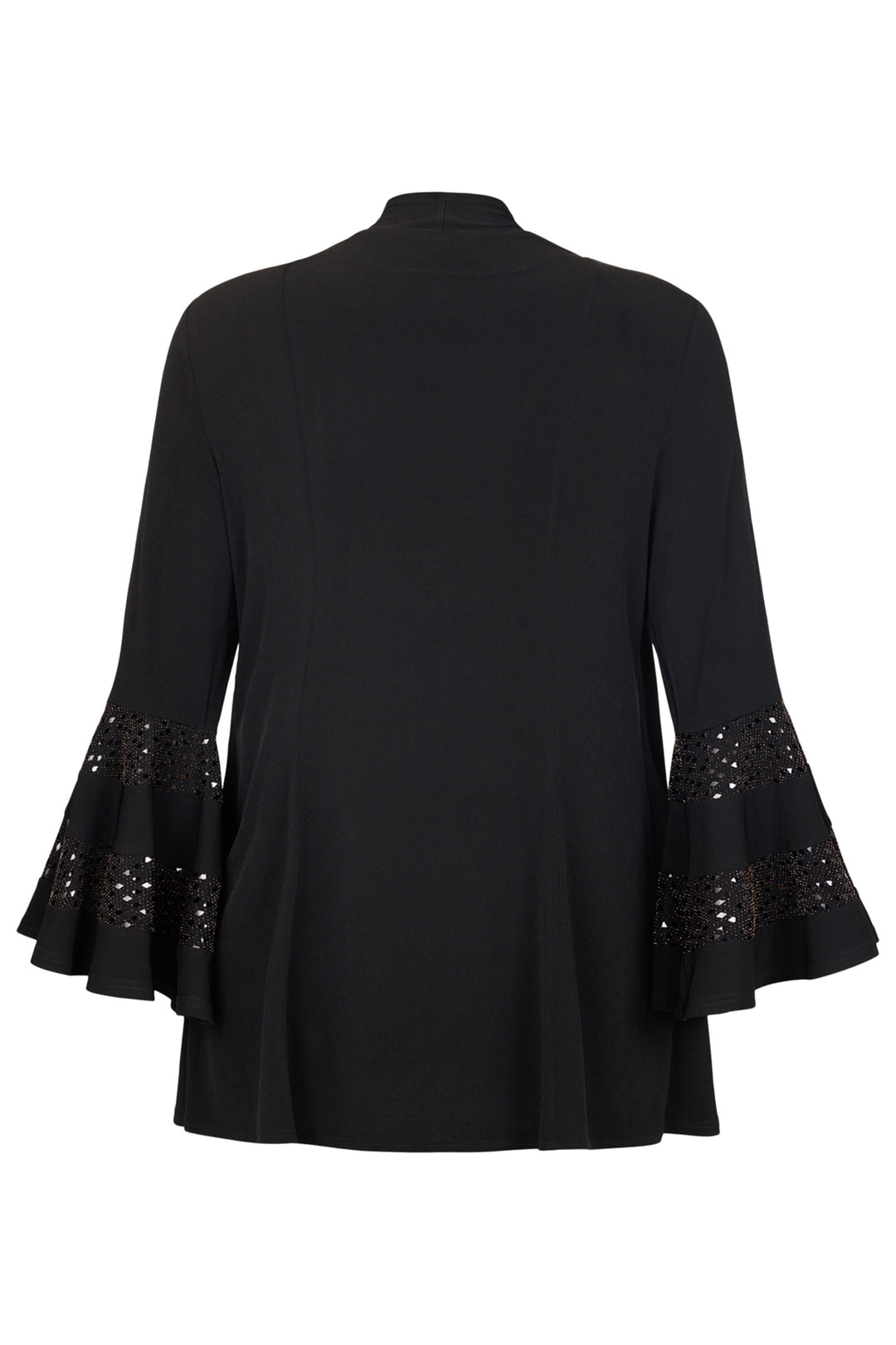 Tia 73115 Two-Piece Sequin Detail Top &amp; Jacket Black - Rouge Boutique Inverness