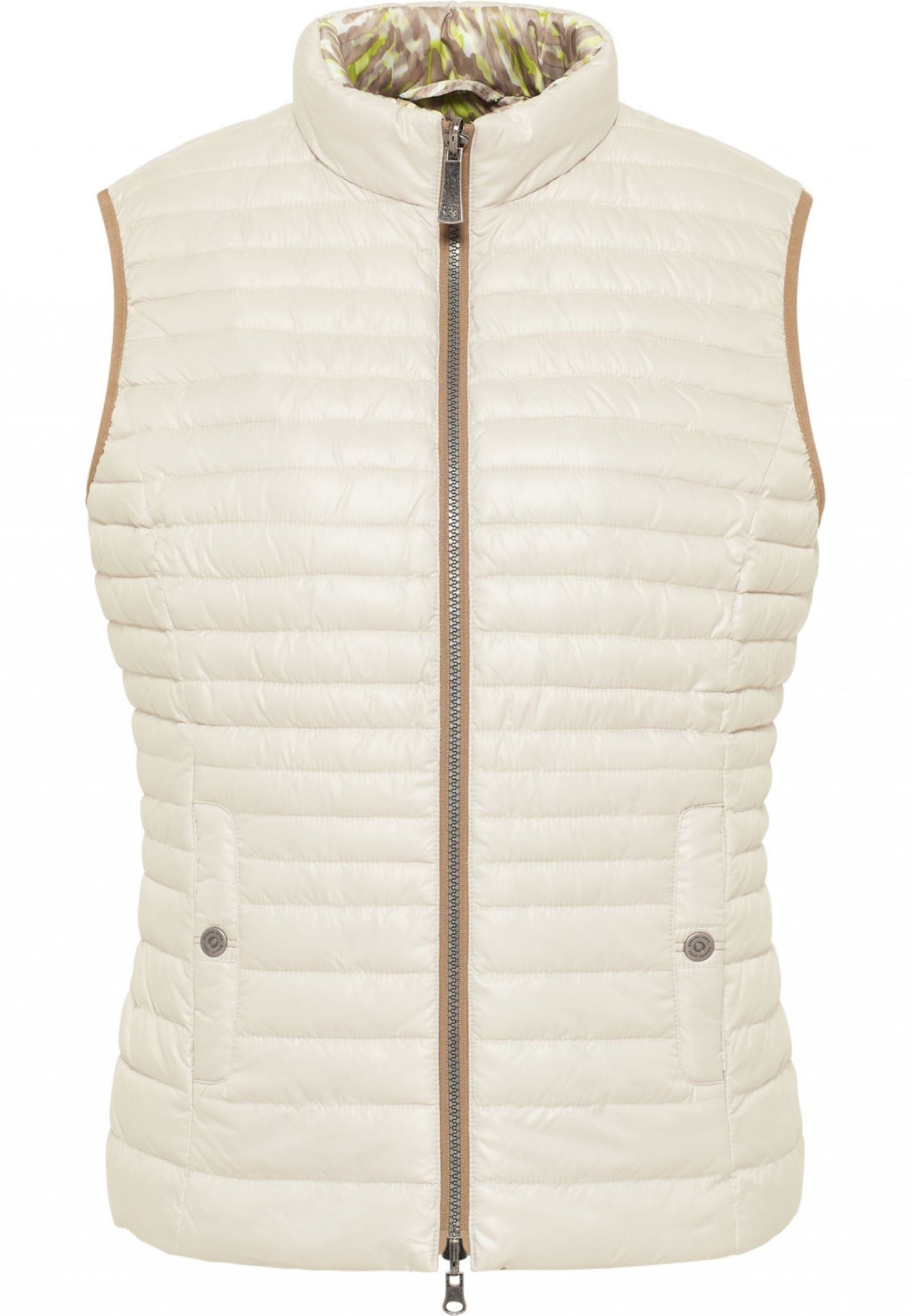 Barbara Lebek 75110032 Stone Lime Reversible Gilet - Rouge Boutique
