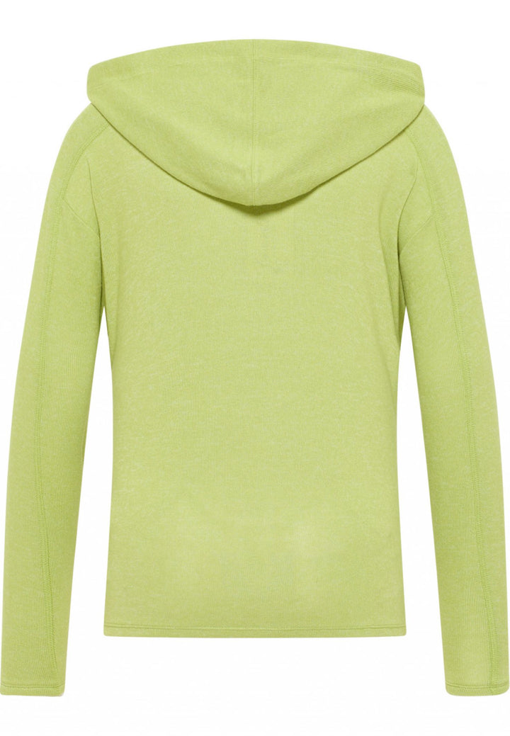Barbara Lebek Green Hooded Top 75020032