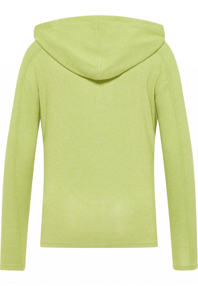 Barbara Lebek Green Hooded Top 75020032