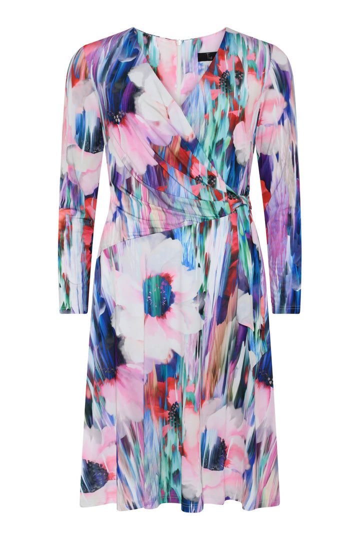 Tia 78512 Floral Wrap Dress