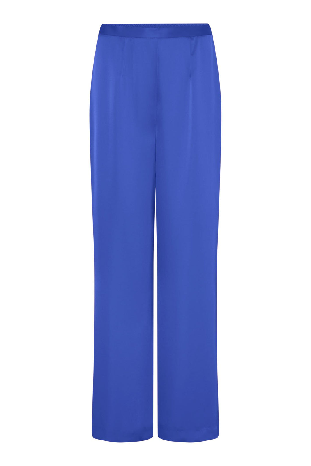 Tia 71267 Blue Silky Feel Elastic Waist Trouser