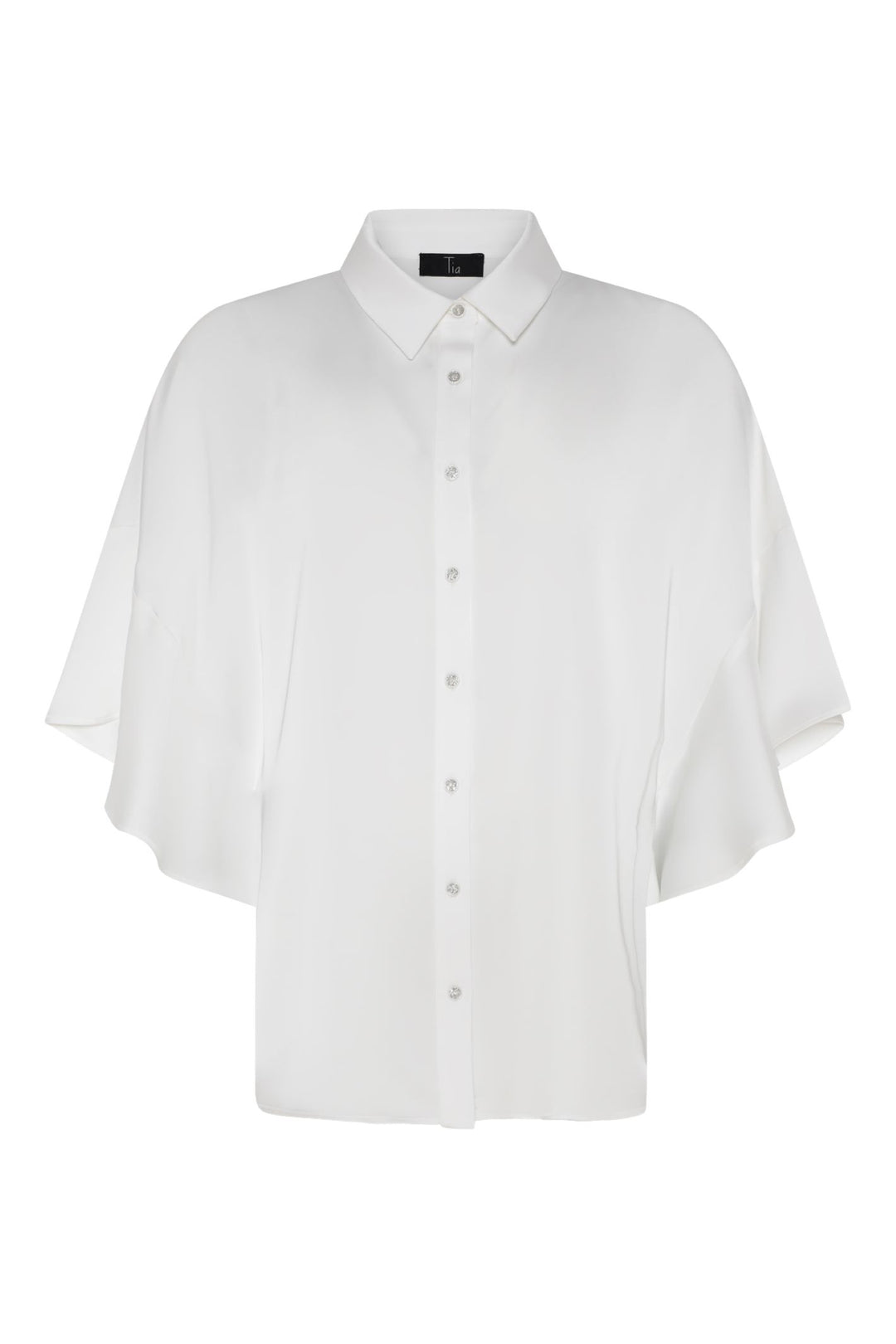 Tia 76560 Blue Waterfall Sleeve Shirt