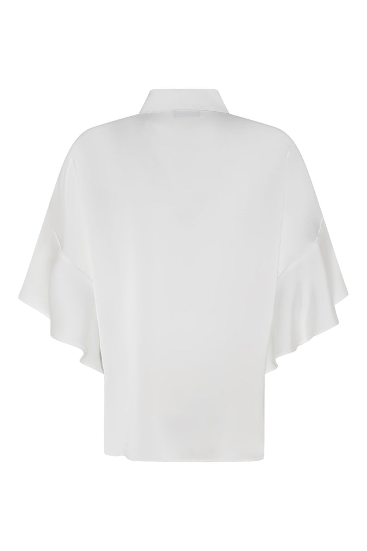 Tia 76560 Blue Waterfall Sleeve Shirt