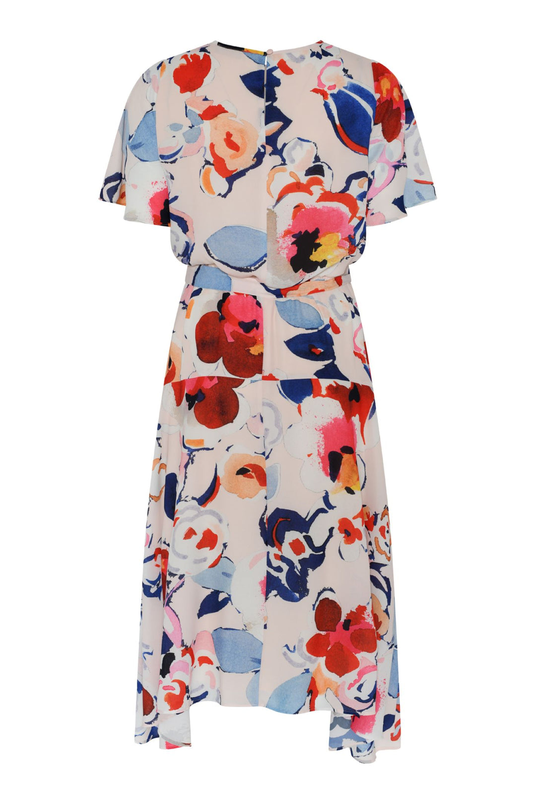 Tia 78576 Multi Print Short Sleeve Dress