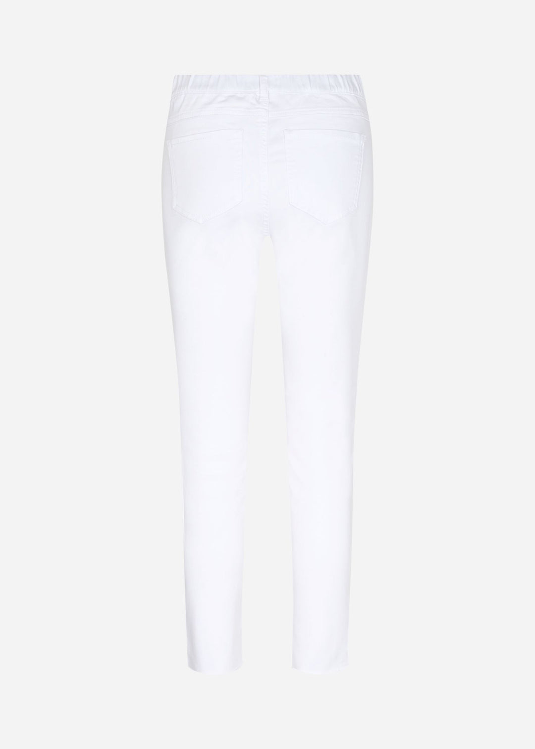 Soya Concept 17177 White Ankle Length Pull On Jeans