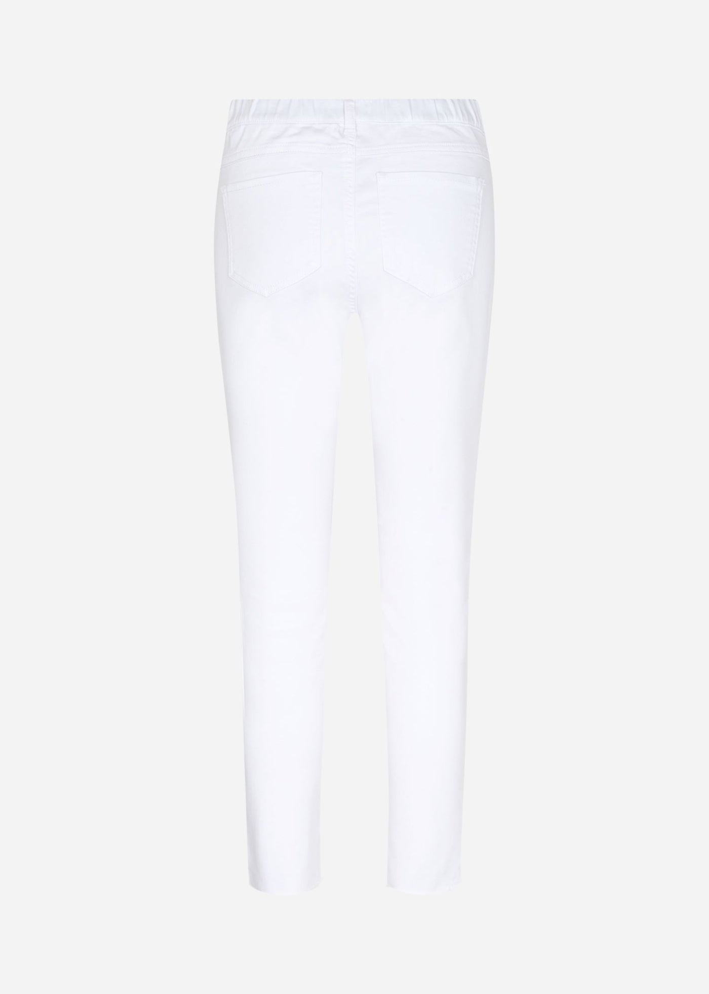 Soya Concept 17177 White Ankle Length Pull On Jeans