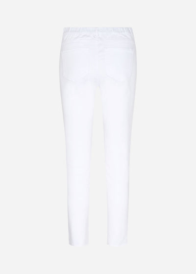 Soya Concept 17177 White Ankle Length Pull On Jeans