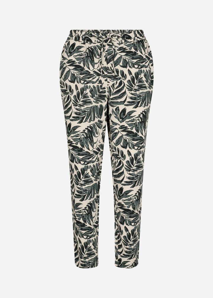 Soya Concept 17983 Green Print Trouser