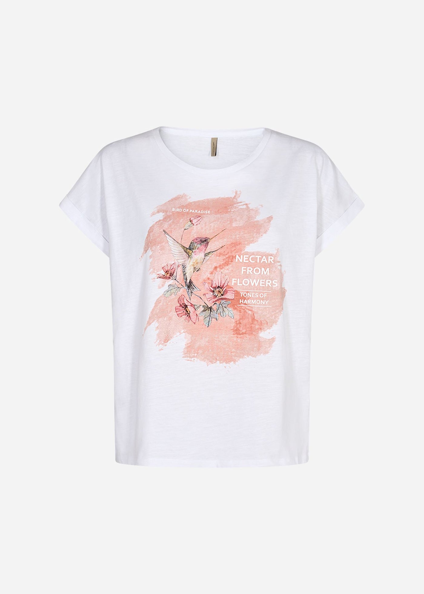 Soya Concept 26169 Flower Print T Shirt