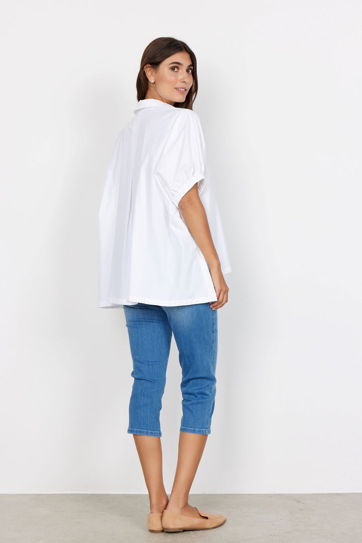 Soya Concept 40120 White Short Sleeve Shirt
