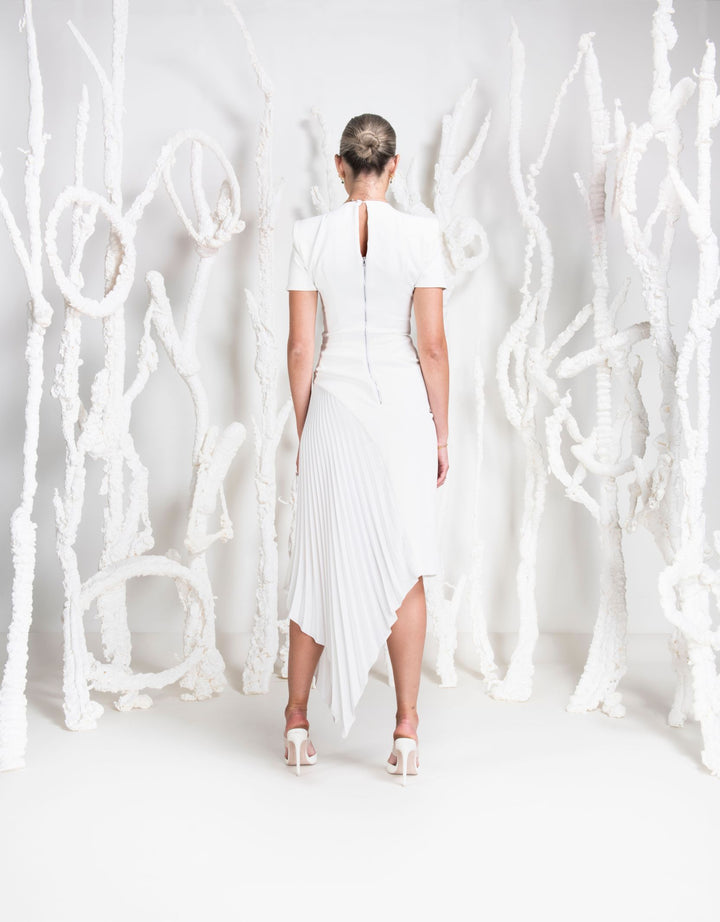 Kevan Jon Blaire Pleat Ivory