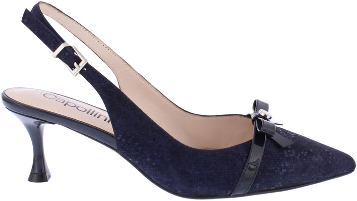 Capollini Allegra Navy Sling Back L200