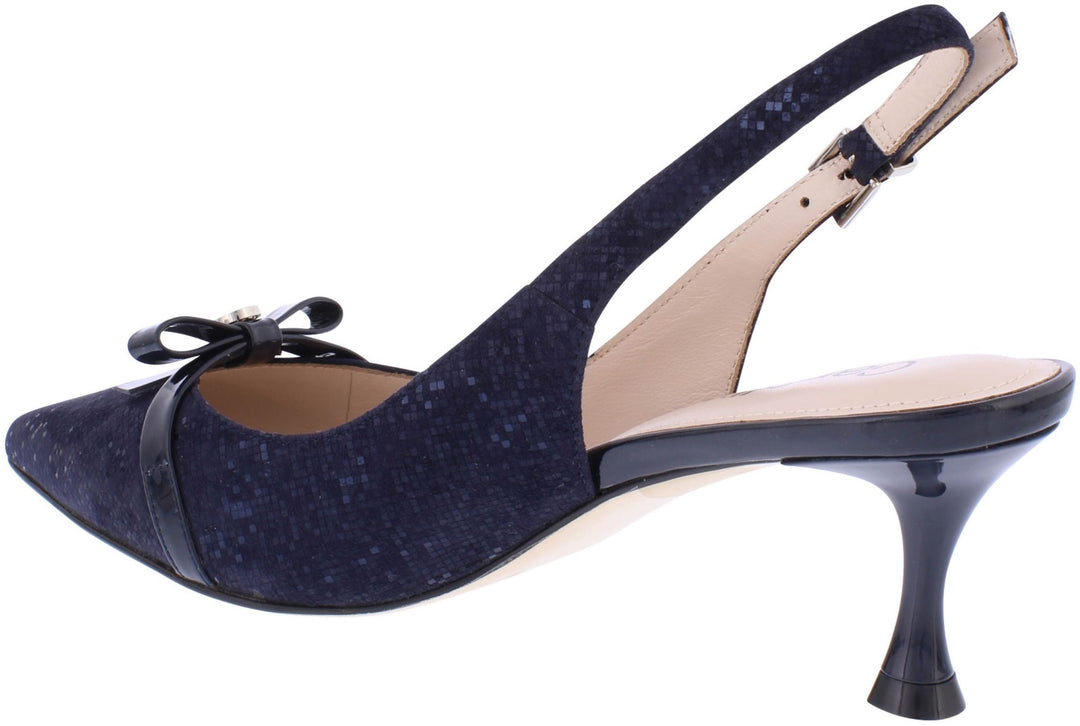 Capollini Allegra Navy Sling Back L200