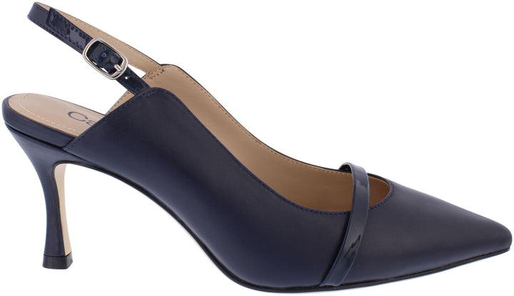 Capollini C177 Emory Navy Band Sling Back